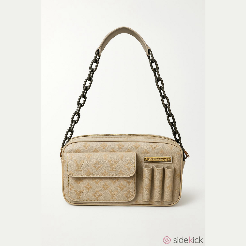 Louis Vuitton Monogram Shine Makenna Chain Shoulder Bag